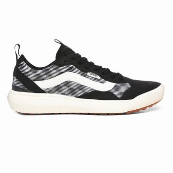 Damske Surf Topanky Vans Blur Checker UltraRange EXO Čierne VA87ASRFT